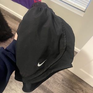 black nike shorts